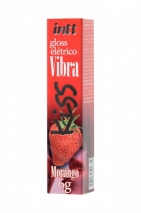 Блеск для губ INTT GLOSS VIBE Strawberry с эффектом вибрации и ароматом клубники (6 г)