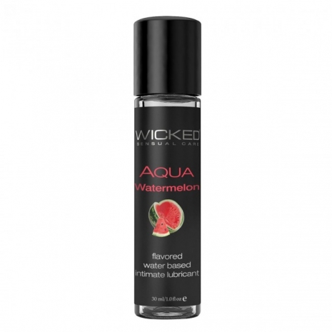 Съедобный лубрикант на водной основе Wicked AQUA Watermelon (вкус арбуза) 30 мл