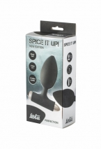 Анальная пробка со смещенным центром тяжести и с вибрацией Spice it up PERFECTION (10 режимов)
