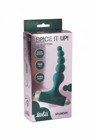 Анальный стимулятор с вибрацией Spice it up SPLENDOR (10 режимов)