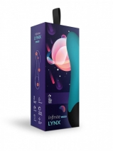 Мощный перезаряжаемый вибратор с подогревом Infinite LYNX (8 режимов, 8 скоростей)