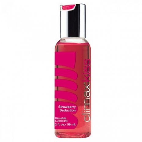 Вкусовой лубрикант Climax Kiss с ароматом клубники (70 мл)