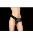 Страпон с кожаными трусиками Realistic 8'' Strap-On серии OUCH!0