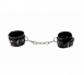 Черные кожаные фиксаторы на руки Leather Cuffs OUCH!1