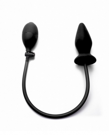 Расширяющаяся анальная пробка Inflatable Silicone Plug серии OUCH!