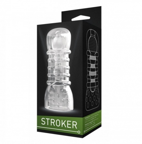 Двухсторонний рельефный мастурбатор STROKER