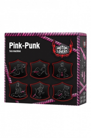 Компактная секс-машина с функцией подогрева на ДУ Pink-Punk (3 скорости)