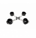 Крестообразные фиксаторы для рук и ног Leather Hand And Legcuffs Ouch!1