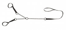 Наручники с цепью и поводком Bad Kitty Handcuffs Leash