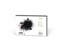 Черная перьевая мини кисточка Bijoux Indiscrets POM POM