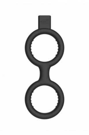 Двойное кольцо с электростимуляцией E-Stimulation Cock Ring with Ballstrap