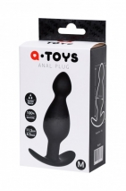 Анальная пробка с закругленным основанием A-Toys (размер M)