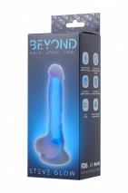 Светящийся в темноте реалистичный фаллоимитатор Beyond Steve Glow