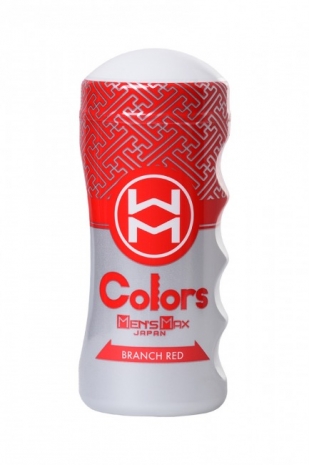 Мастурбатор нереалистичный в колбе Colors Branch Red MensMax