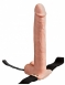 Перезаряжаемый фаллопротез с вибрацией Hollow Rechargeable Strap-on with Balls 11'' (10 режмов)1
