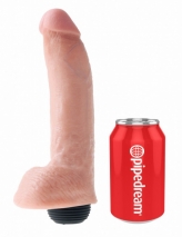 Фаллоимитатор с семяизвержением PipeDream Squirting Cock with Balls 9''