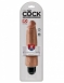 Вибратор с объемной головкой PipeDream King Cock Vibrating Stiffy 8'' (многоскор. вибрация)1