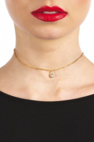 Золотистое украшение для открытой спины COLLIER DE DOS LISE OR