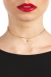 Золотистое украшение для открытой спины COLLIER DE DOS LISE OR1