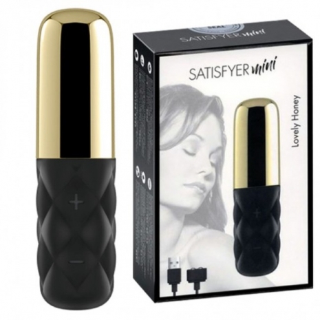 Перезаряжаемая мощная мини вибропуля Satisfyer Mini Lovely Honey (15 режимов)