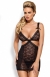 Сорочка с кружевом и вырезами Swanita Chemise SM (Дефект упаковки)0