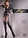Фантазийные черные колготки с имитацией чулок Demi 4 (40 den)1