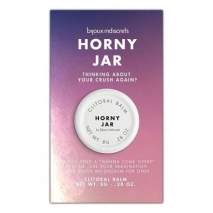 Возбуждающий клиторальный бальзам HORNY JAR с ароматом сандалового дерева (8 г)