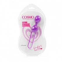 Вагинальные рельефные шарики Cosmo из силикона