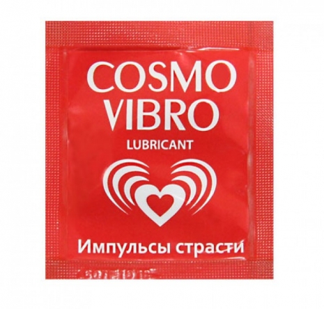 Возбуждающий и согревающий лубрикант на силиконовой основе Cosmo Vibro (3 г * 5 шт)