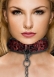 Широкий ошейник с поводком Luxury Collar with Leash0