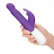 Перезаряжаемый G-вибратор Slim Shaft Rabbit Vibrator с вращающимися шариками (7 режимов)1