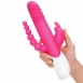 Вибратор для тройной стимуляции Double Penetration Rabbit Vibrator с вращающимися шариками (7 режимов)1