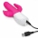 Вибратор для тройной стимуляции Double Penetration Rabbit Vibrator с вращающимися шариками (7 режимов)