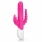 Вибратор для тройной стимуляции Double Penetration Rabbit Vibrator с вращающимися шариками (7 режимов)