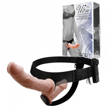 Вибро-страпон для обоих партнеров Ultra Passionare Harness