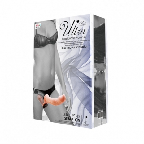 Вибро-страпон для обоих партнеров Ultra Passionare Harness