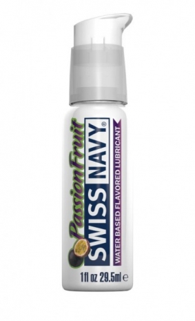 Съедобный лубрикант Swiss Navy Passion Fruit с ароматом маракуйи (29,5 мл)