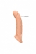 Удлиняющая изогнутая насадка на пенис для стимуляции G-точки Penis Extender with Rings (22 см)9