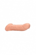 Удлиняющая изогнутая насадка на пенис для стимуляции G-точки Penis Extender with Rings (22 см)