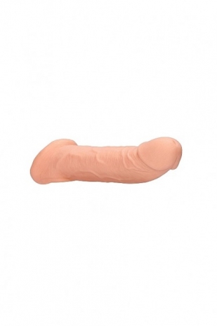 Удлиняющая изогнутая насадка на пенис для стимуляции G-точки Penis Extender with Rings (22 см)
