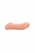 Удлиняющая изогнутая насадка на пенис для стимуляции G-точки Penis Extender with Rings (22 см)5