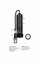 Ручная вакуумная помпа для мужчин с насосом в виде поршня Deluxe Beginner Pump