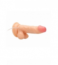 Небольшой реалистичный вибратор на присоске Vibrating Realistic Cock with Remote 6'' (10 режимов)
