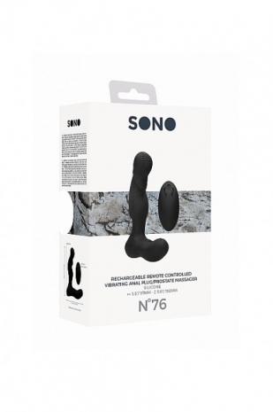 Перезаряжаемый стимулятор простаты Vibrating Anal Plug / Prostate Massager No 76 (10 режимов)