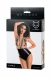 Чувственное боди Glossy Kiara из материала Wetlook с цветочной вышивкой S4