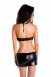 Комплект из открытого топа и юбочки Glossy Brianna M2