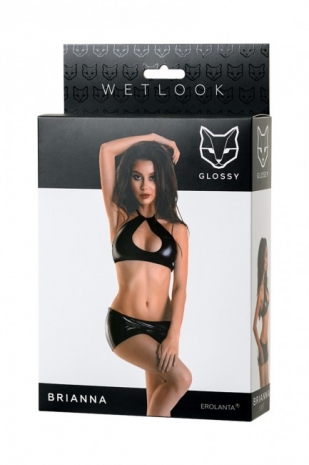 Комплект из открытого топа и юбочки Glossy Brianna L