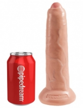 Большой фаллос с подвижной крайней плотью Uncut Cock 9''