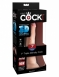Супер гибкий реалистичный фаллос на присоске King Cock Plus 7'' Triple Density Cock2