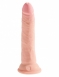 Супер гибкий реалистичный фаллос на присоске King Cock Plus 7'' Triple Density Cock0